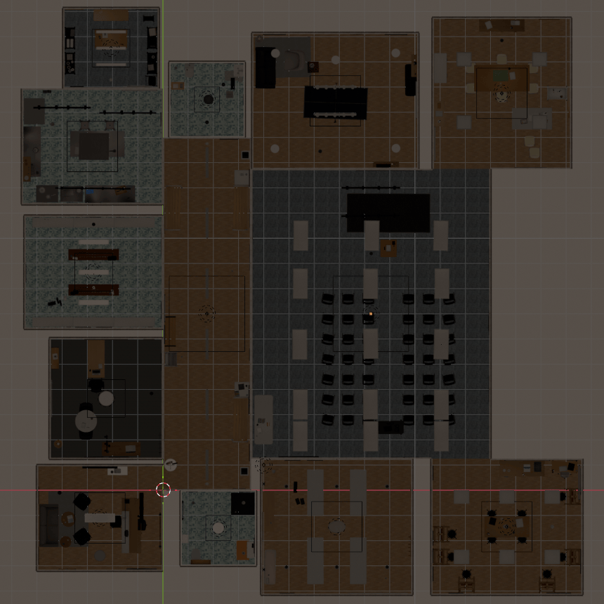 Route-conditioned building control animation